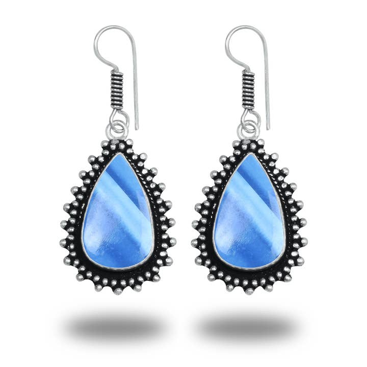 Handmade Jewels - Wholesale Dangle Earrings - Boho Crystal Earrings For Women - Silver Plated, Designer, Chic, Assorted And Wholesale27