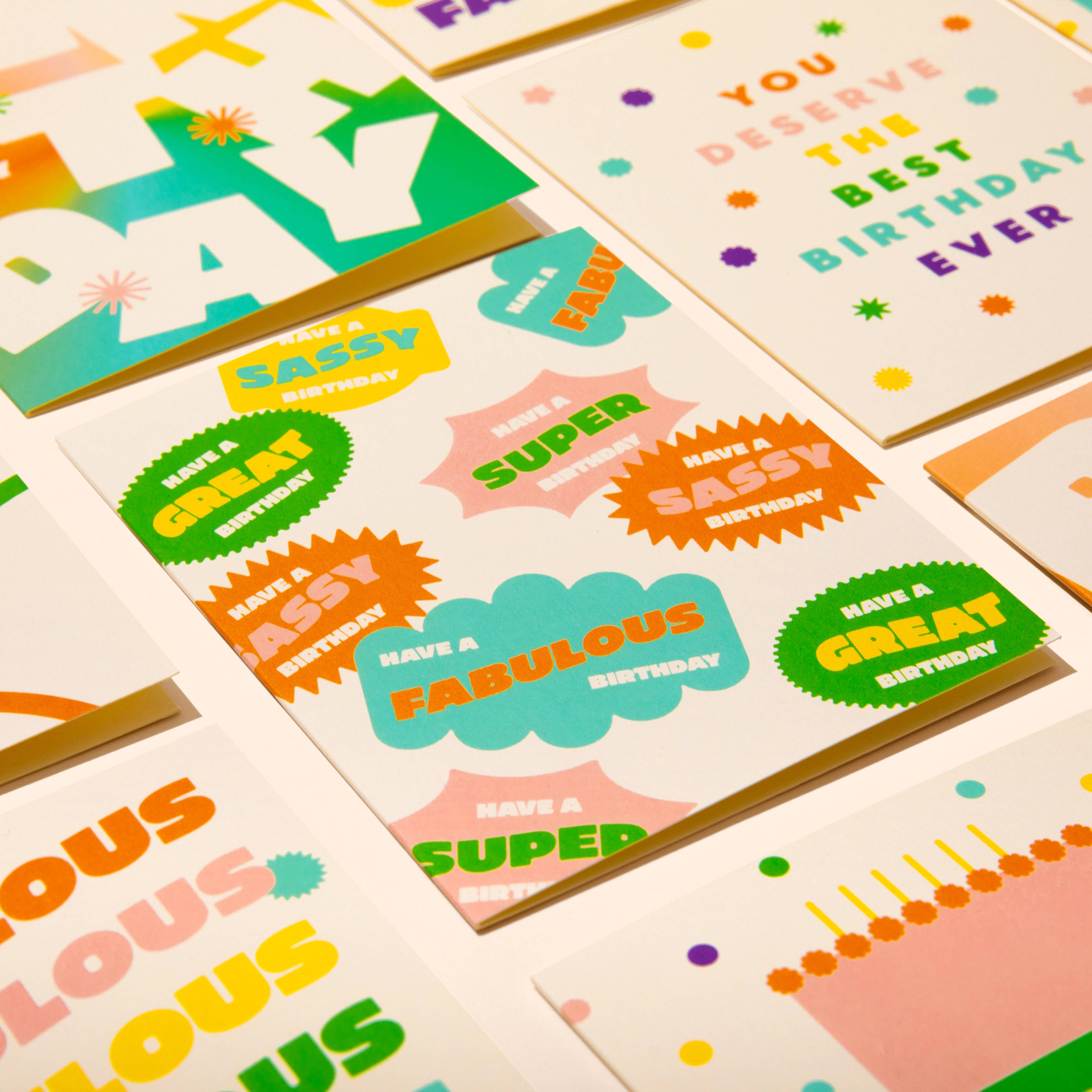 paper&stuff - Venta al por mayor Tarjetas de cumpleaños - Tarjeta de felicitación de cumpleaños Have a Sassy1