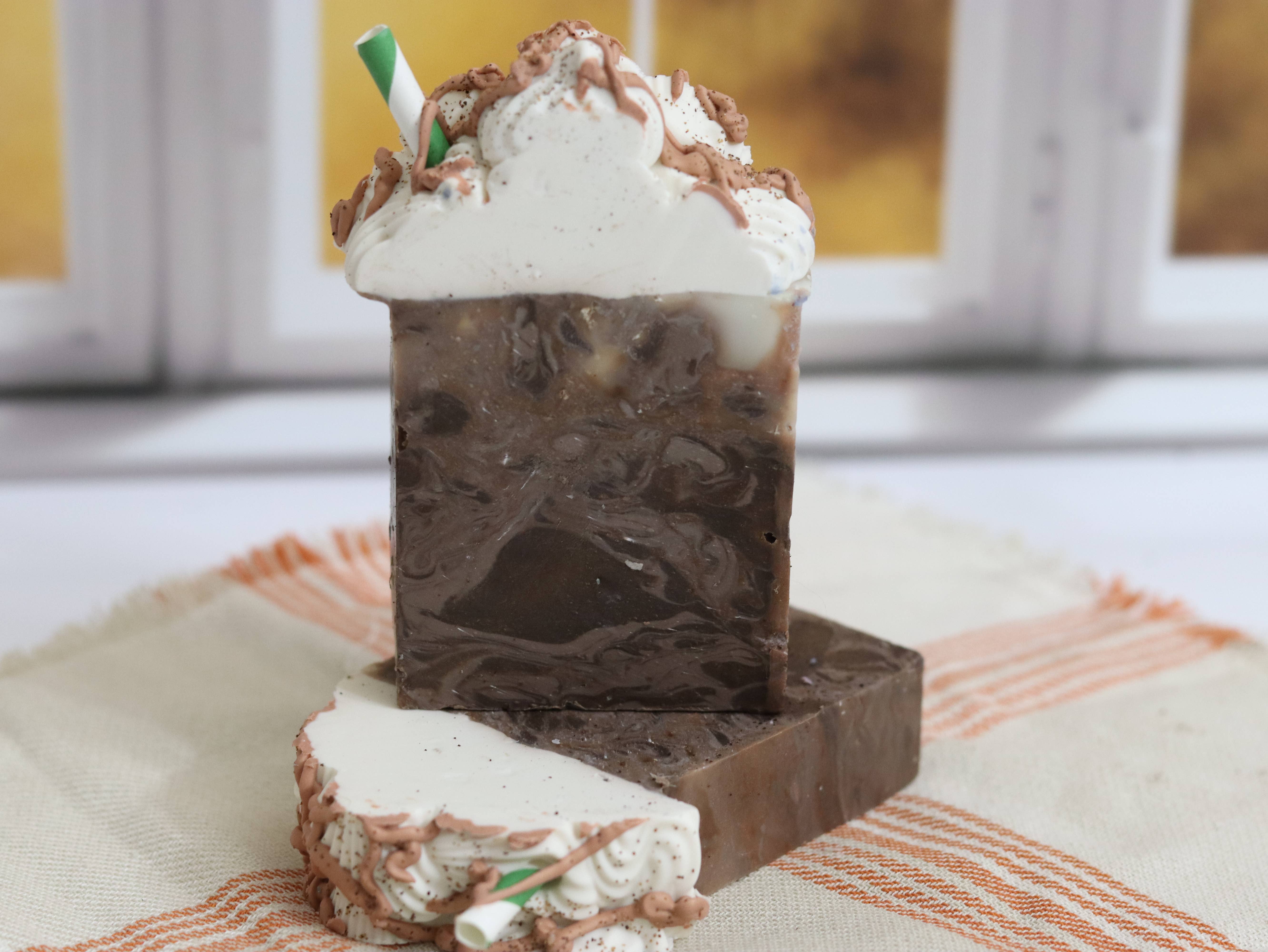 Sudsy Soap Works LLC - Wholesale Bar Soap - Caramel Frappe Soap1