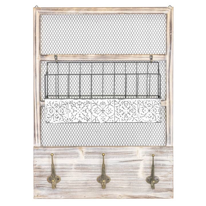 FAENZA ORGANIZER WALL HOOK HANGER for wholesale by Hanna's Handiworks