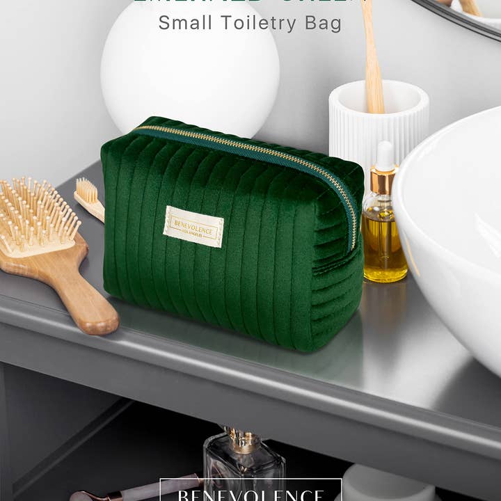 Benevolence LA - Wholesale Toiletry Bag - Women's - Small Toiletry Bag for Women Travel and Cosmetics12