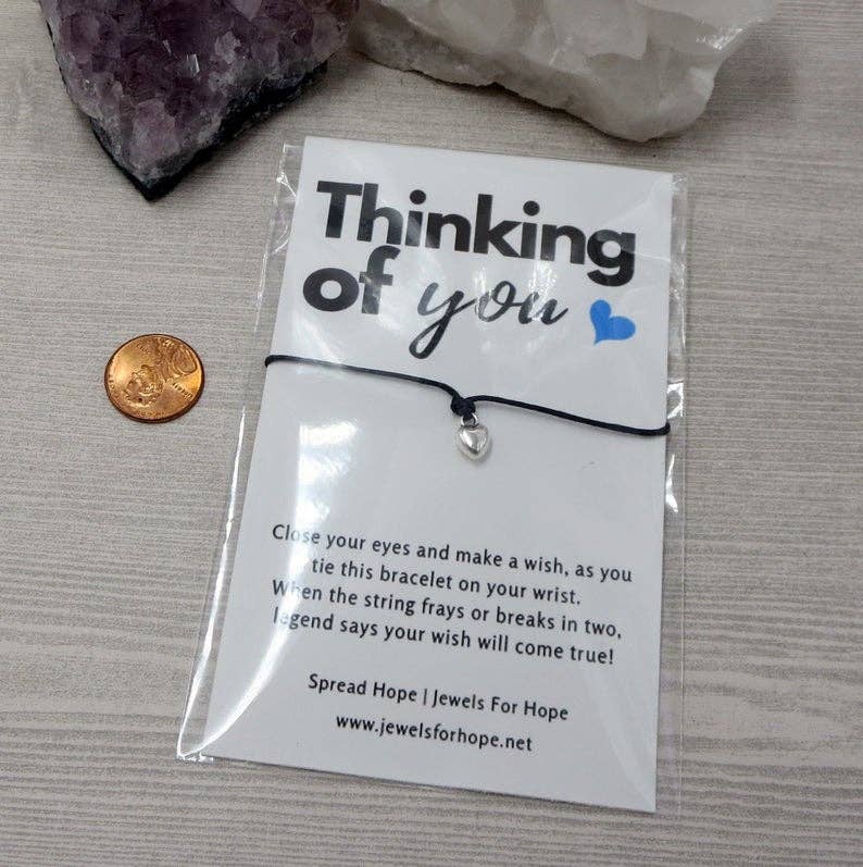 Jewels For Hope - Wholesale Charm/Dangle Bracelet - Heart Wish Bracelet - Love Inspirational Jewelry for Teens2