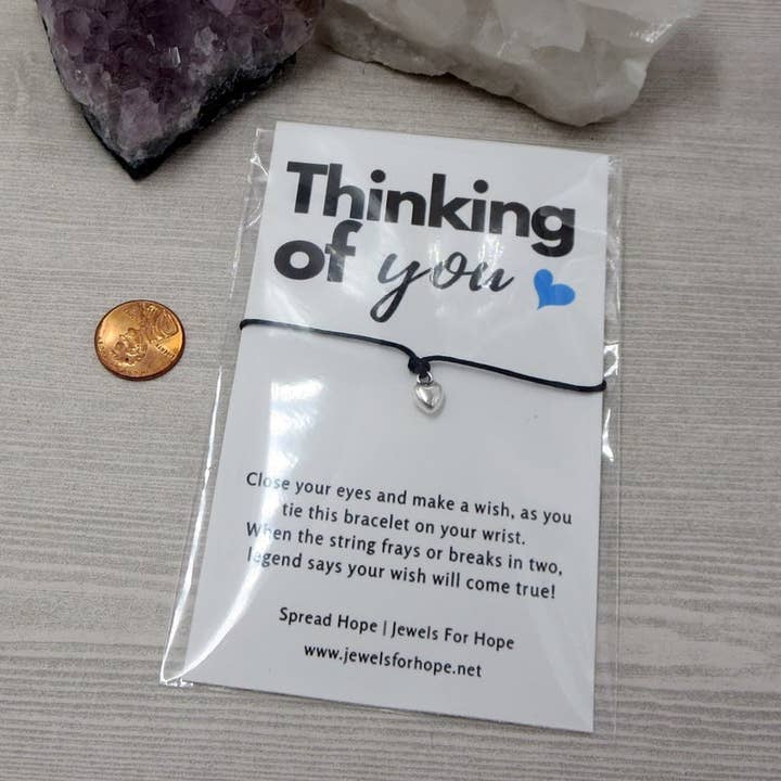 Jewels For Hope - Wholesale Charm/Dangle Bracelet - Heart Wish Bracelet - Love Inspirational Jewelry for Teens2