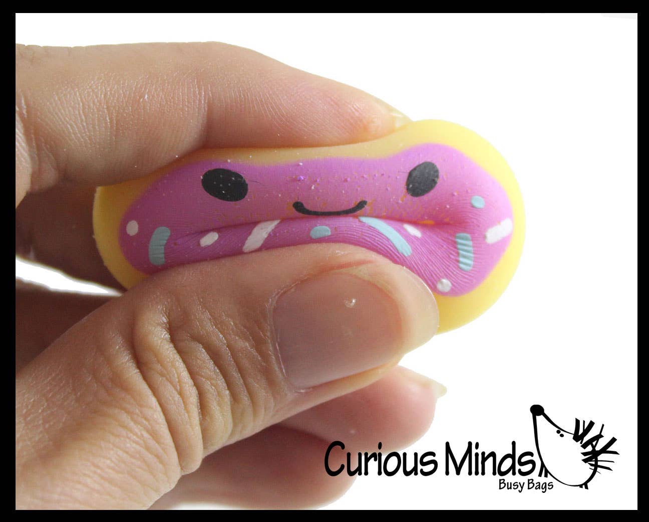 Curious Minds Toys - Wholesale Fidget Toy - Kids - 1 Donut Animal Food Mochi Squishy - Kawaii -  Cute Indiv9