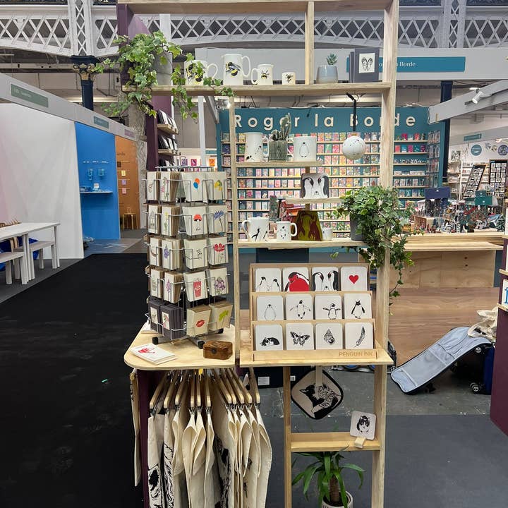 Penguin Ink – wholesale Everyday greeting card – Little Notes desk top spinner | £18 when you fill it!4