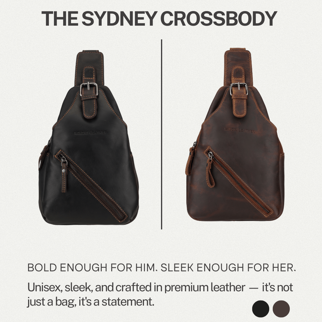 Minori Leather - Wholesale Crossbody Bag - Women's - Sydney Leather Crossbody Bag – Unisex – Chestnut7