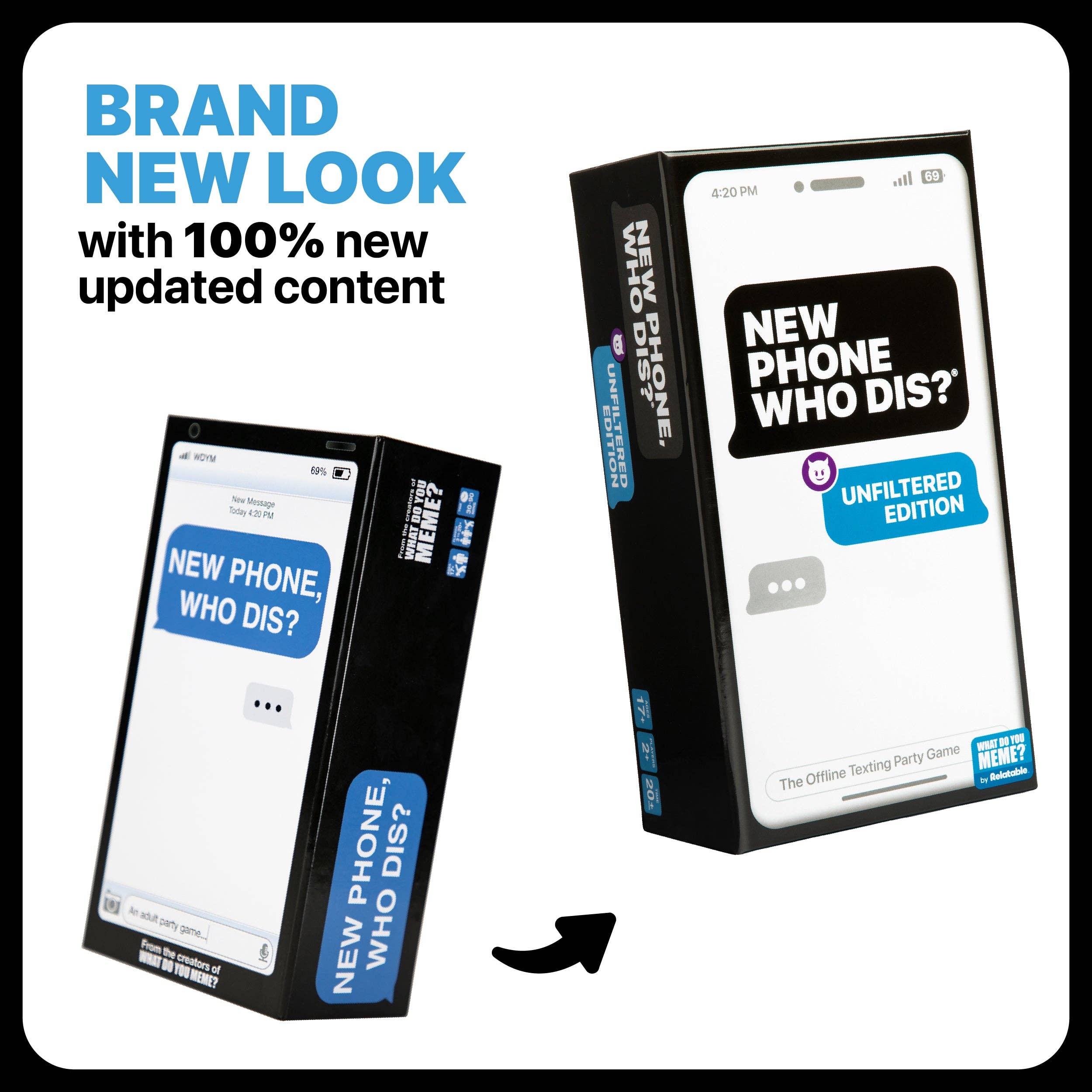 What Do You Meme - Wholesale Card Game - New Phone, Who Dis?™ - Text Message Card Game, Adult Game2