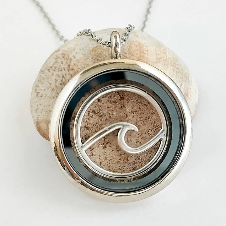 Piccadilly Pendants - Wholesale Locket necklace - Beach Sand Necklace, Boxed Necklace0