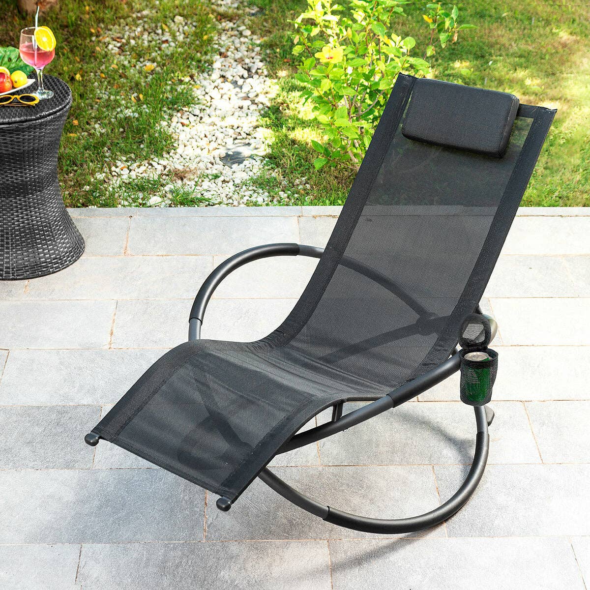InnovaGoods - Wholesale Outdoor Chair - InnovaGoods Rockorb Foldable Orbital Rocking Lounge Chair1