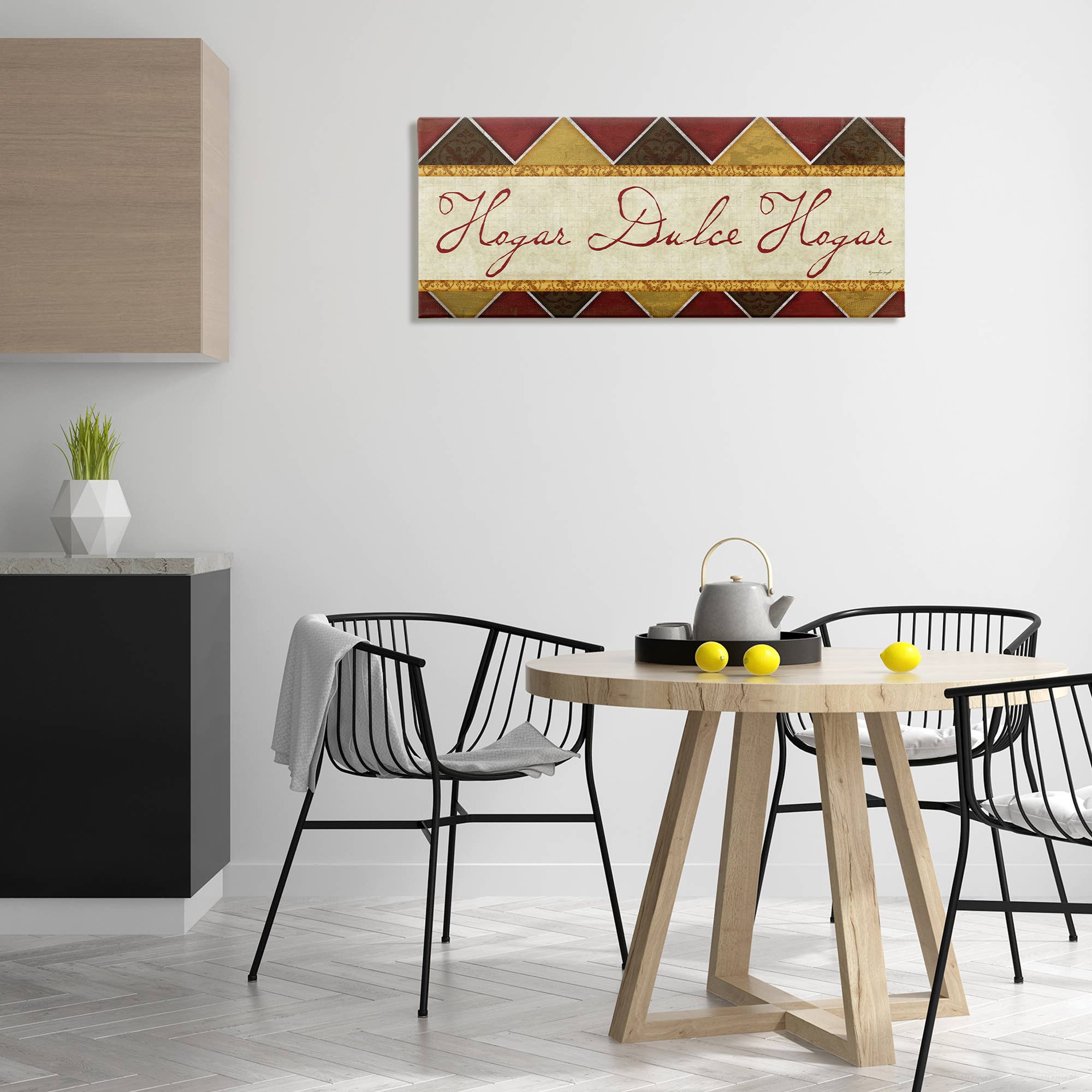 Stupell Industries - Vendita all'ingrosso Decorazione da parete - Bambini e neonati - Arte da Parete in Tela con Motivo Tradizionale "Casa Dolce Casa"11