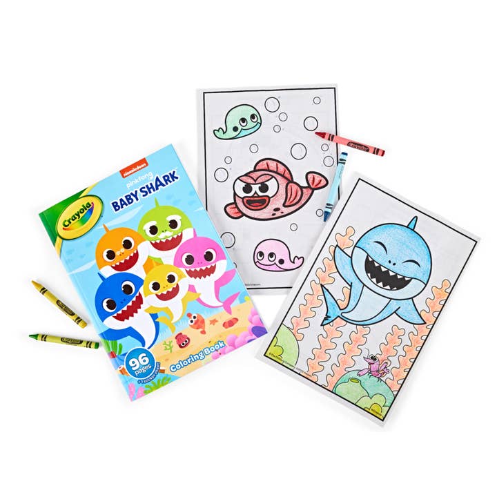 Really Big Coloring Books | ColoringBook.com - Wholesale Coloring & Activity Book - Kids & Baby - Nickelodeon Baby Shark 96-Page Coloring Book1