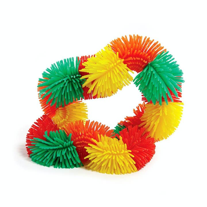 Curious Minds Toys – wholesale Fidget toy – Kids – 1 Tangle HAIRY Soft Fidget Toy - Bendable Connected Curved F