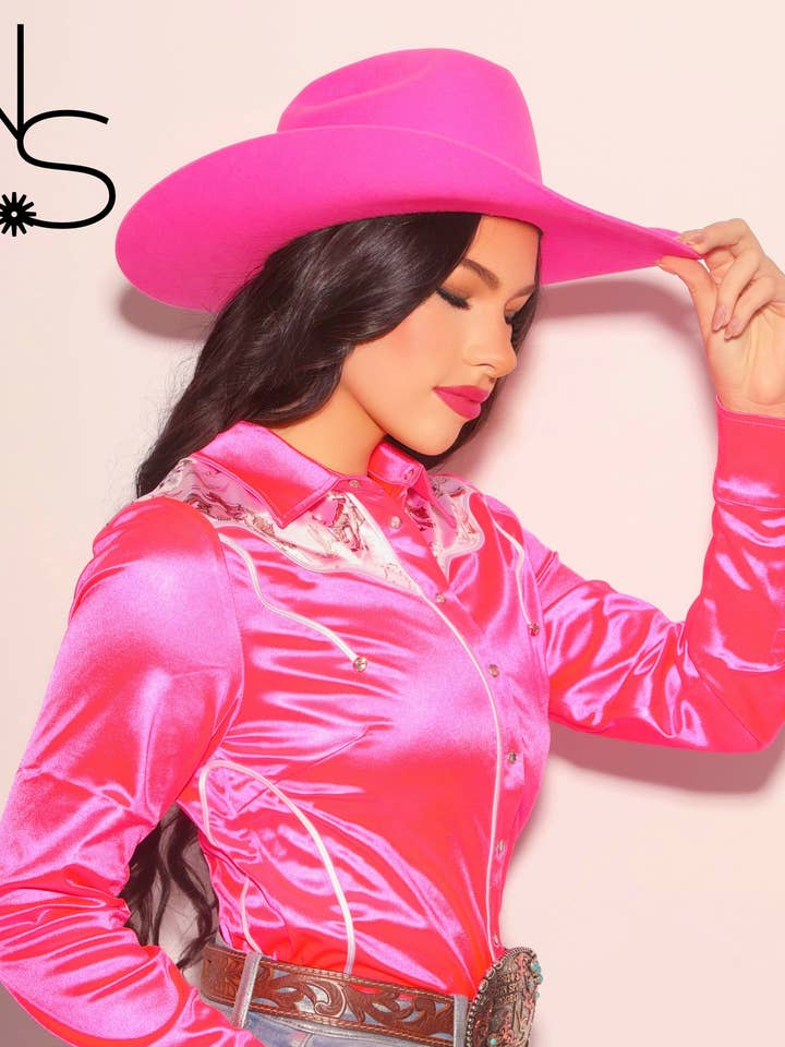 Neon Spur LLC - Wholesale Button Down Shirt - Women's - Let 'Er Buck! Luxury Western Pearl Snap Rodeo Shirt3