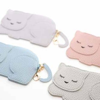 Yuko B - Wholesale Coin Purse - Women's - Katie Cat Purse - The Elegant Grey Kitten1