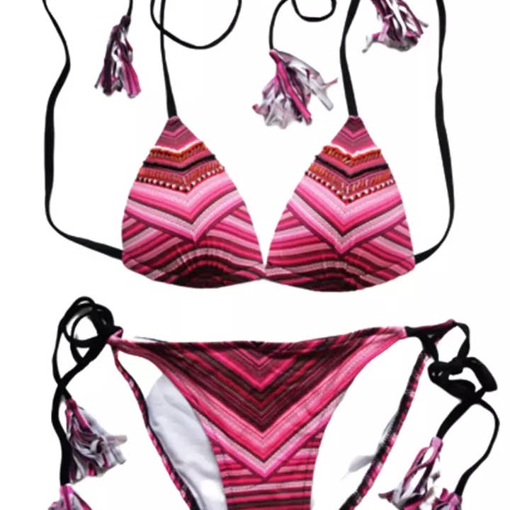 LAZYDAISYSWIMWEAR - Wholesale Two Piece Swimsuit - Women's - Sundream Chevron Bikini Set23