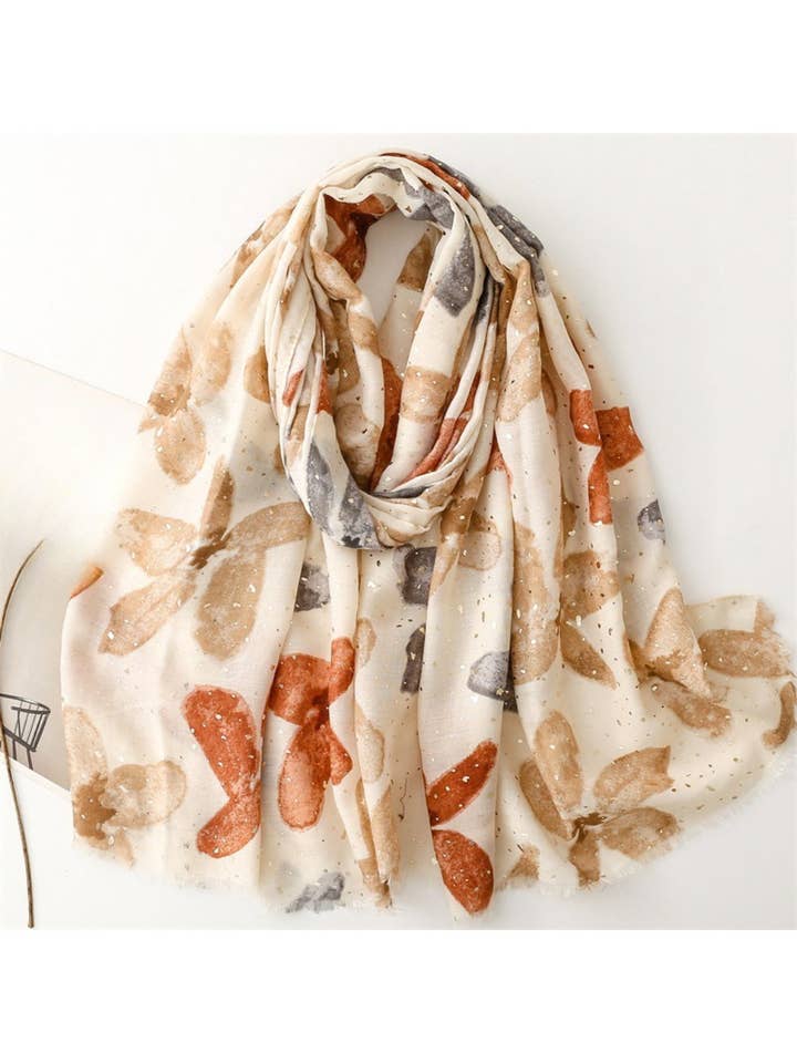 Scarvii - Everyday Floral Print Lightweight Scarf for wholesale by Funkyrel® Atzbranding Limited