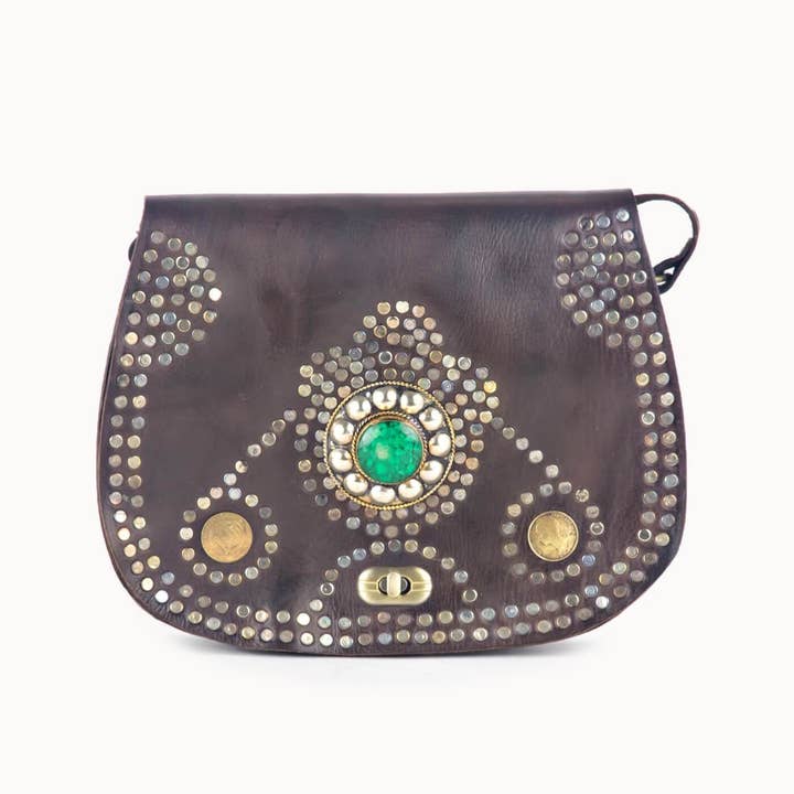 Sac en cuir « Jade » pour la vente par Doenya Leather Fashion