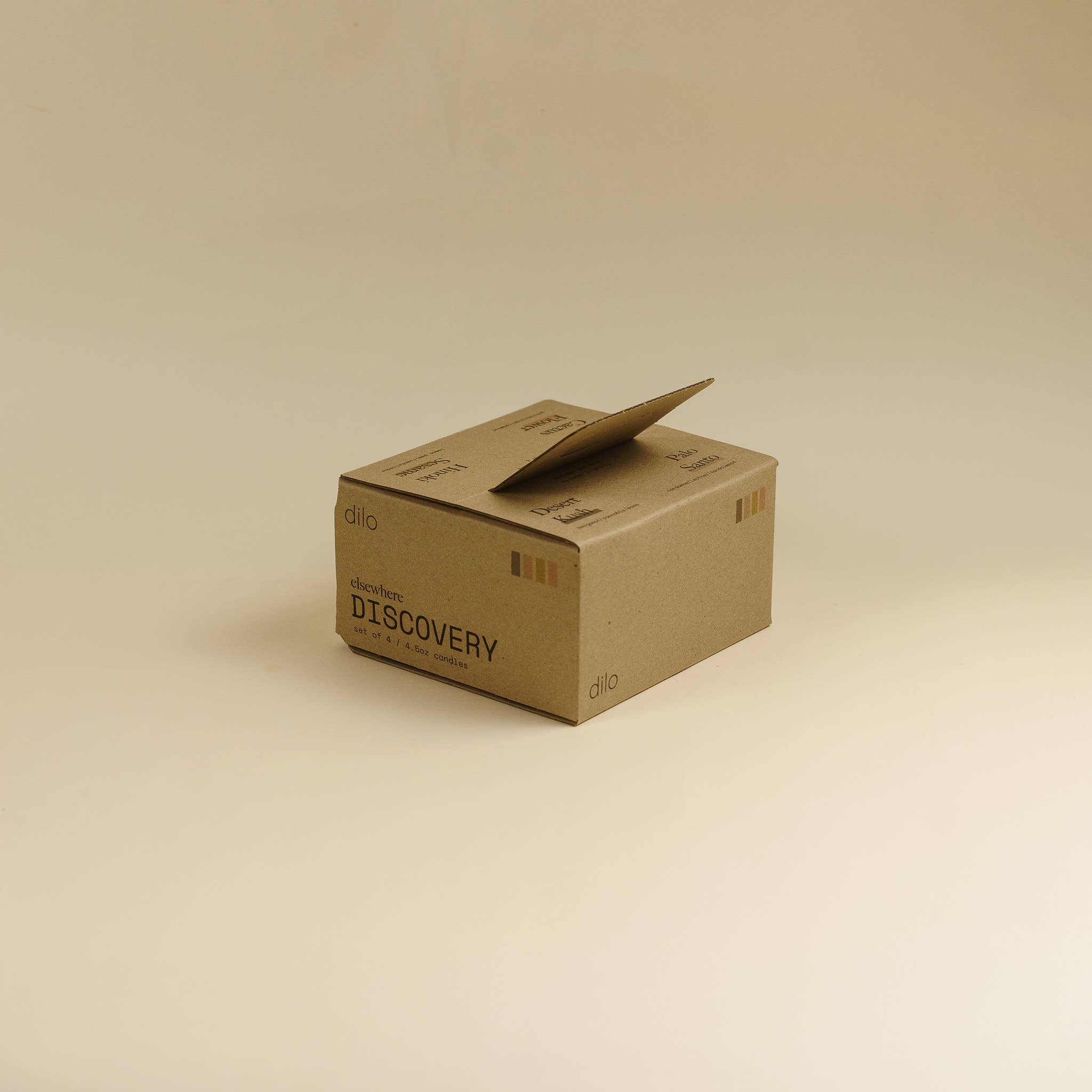 dilo - Vente Bougie en bocal - ailleurs CANDLE Coffret Découverte de 46