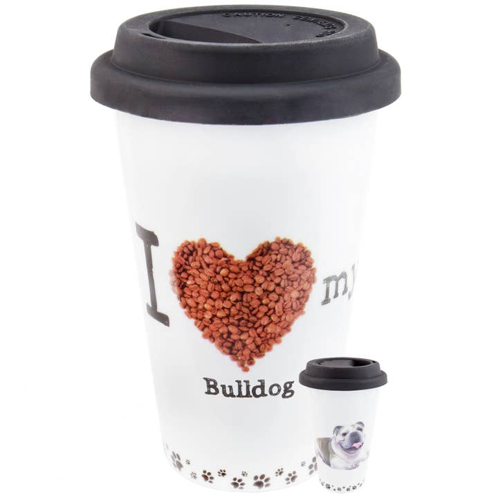 Bulldog Profile Porcelain Mug for wholesale by Official Store
