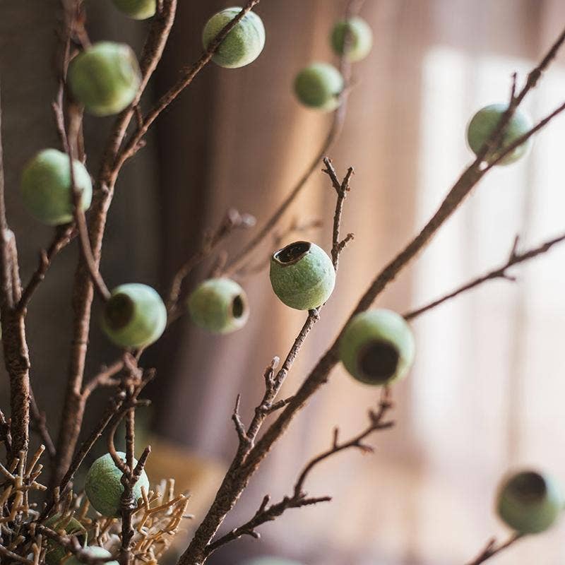 Rustic Reach - Wholesale Artificial Plant - Artificial Kou Li Stem in Green 34" Tall2