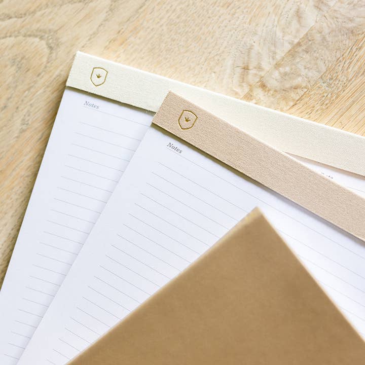 Simplified by Emily Ley - Wholesale Notepad - Legal Pad Set - Ivory & Fawn Dapperdesk1