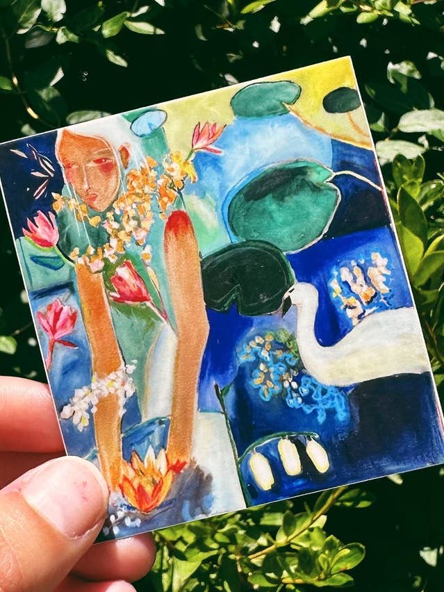 Mini Painting Sticker for wholesale by GERB