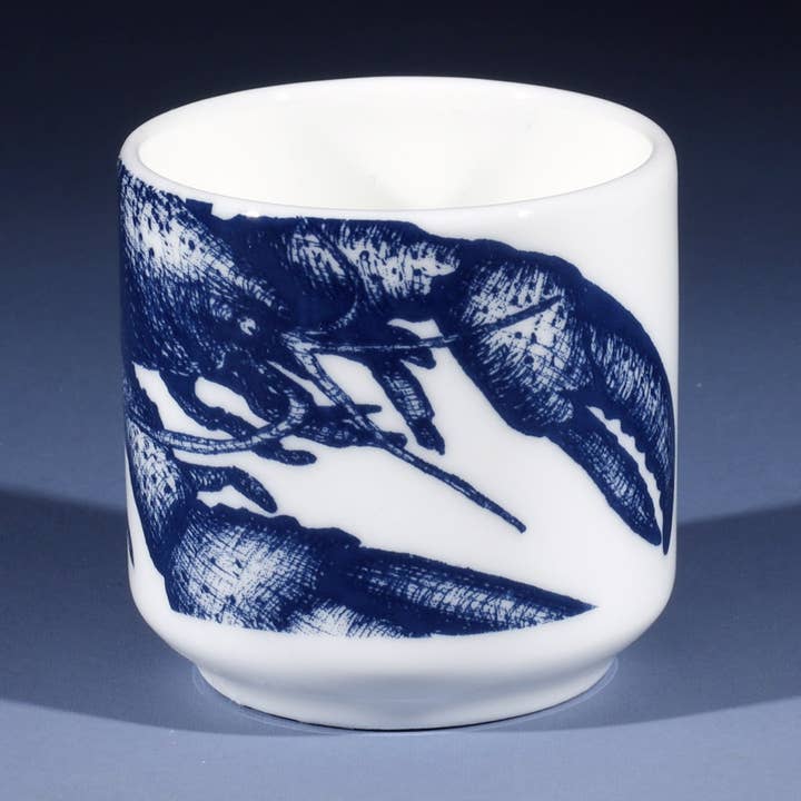Bone China Lobster Egg Cup for wholesale by Cream Cornwall