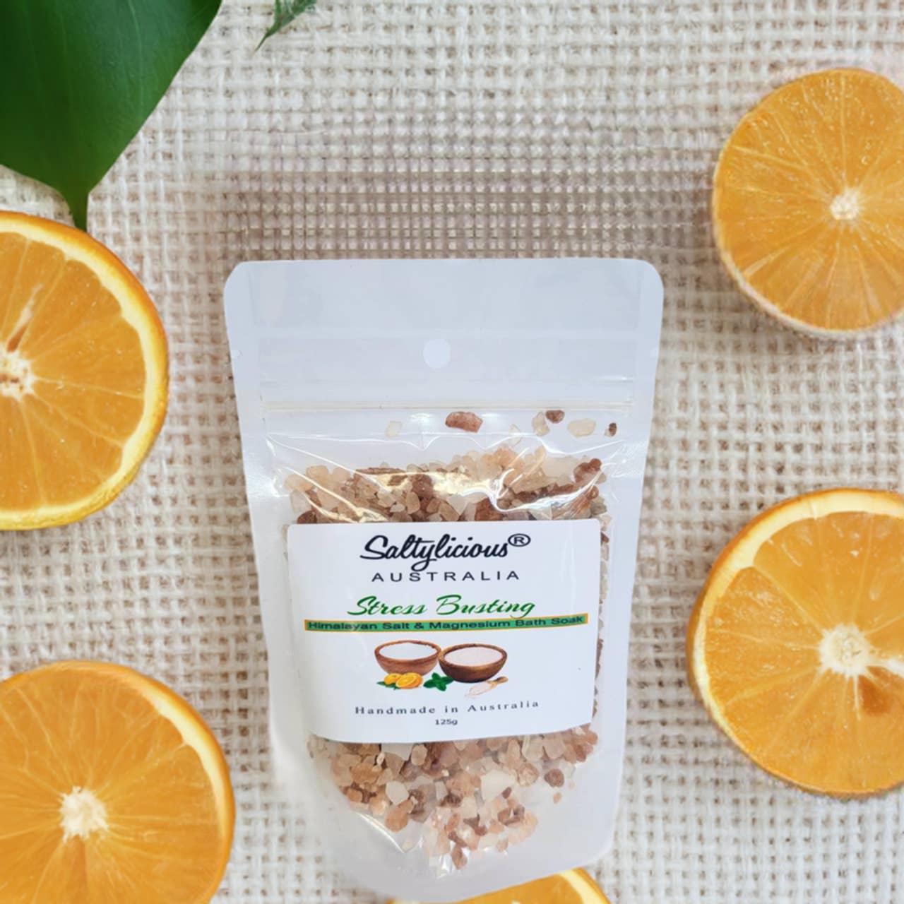 Naturally Pure Aromas - Wholesale Bath soak/milk - Stress Busting Bath & Foot Soaks 125 Gram