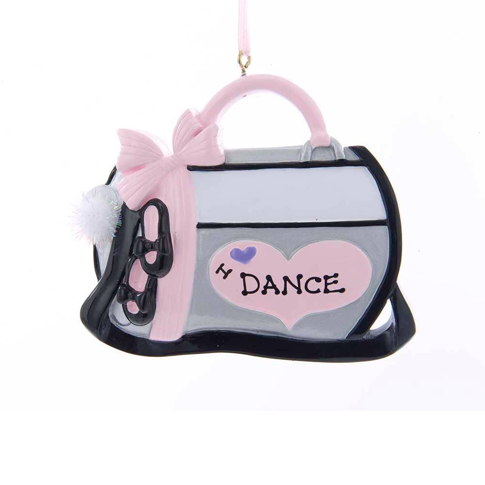 Kurt S. Adler, Inc. - Wholesale Ornament - 4.125"RESIN "DANCE" BAG ORNAMENT0