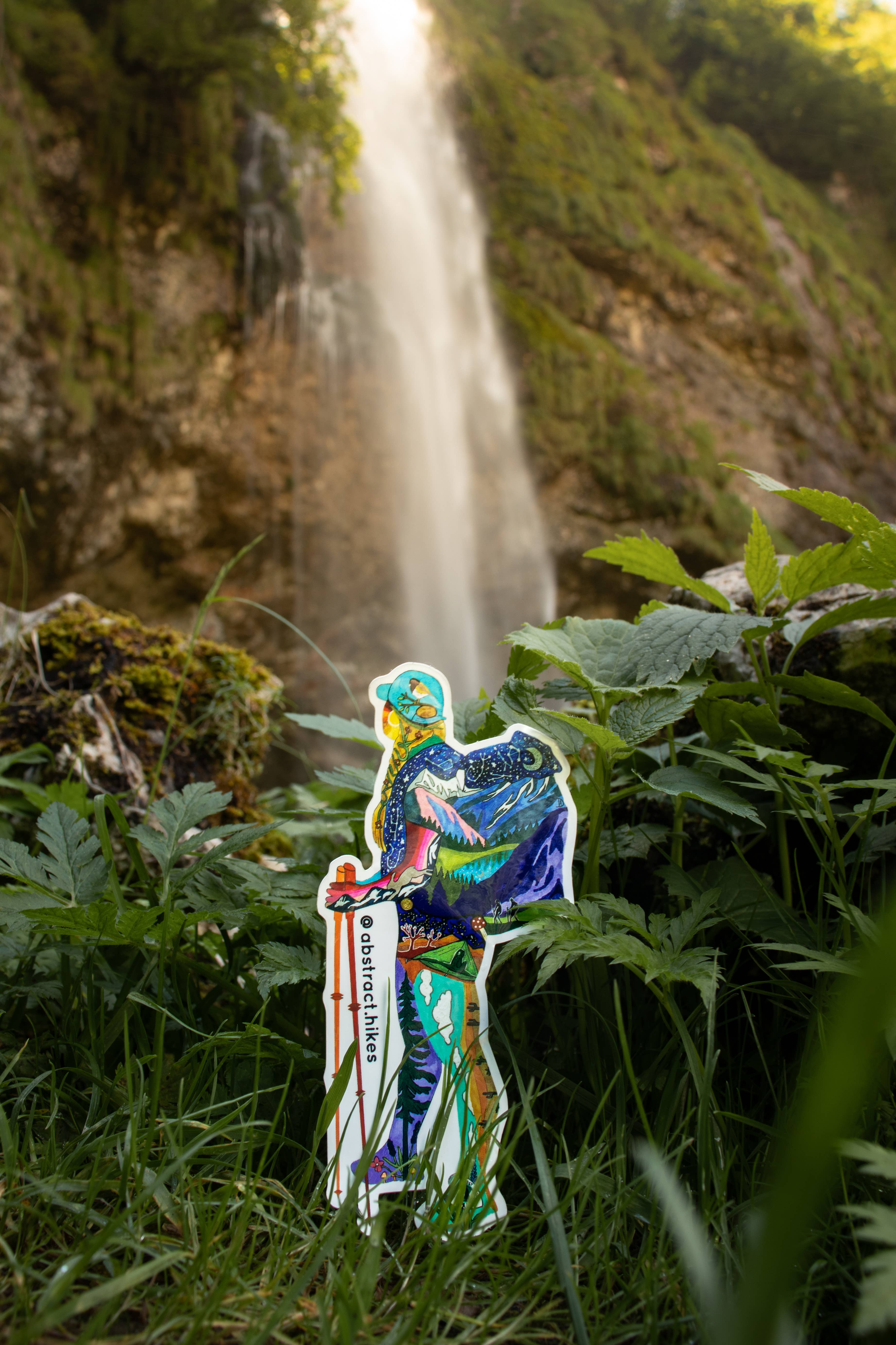 Abstract Hikes - Wholesale Sticker - Hiking Sticker: "Sage"7