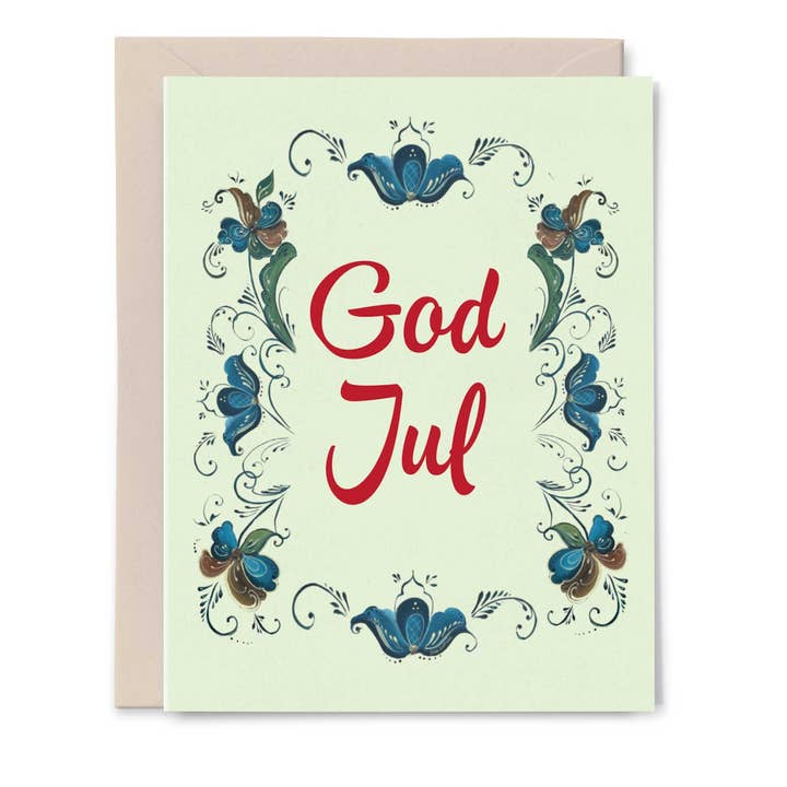 Norwegian Christmas - Set of 6 cards - Elise Watness series for wholesale by Apricity Press