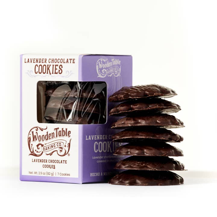 Wooden Table Baking Company - Wholesale Koekje - Lavendel Chocolade Theekoekjes (Glutenvrij)
