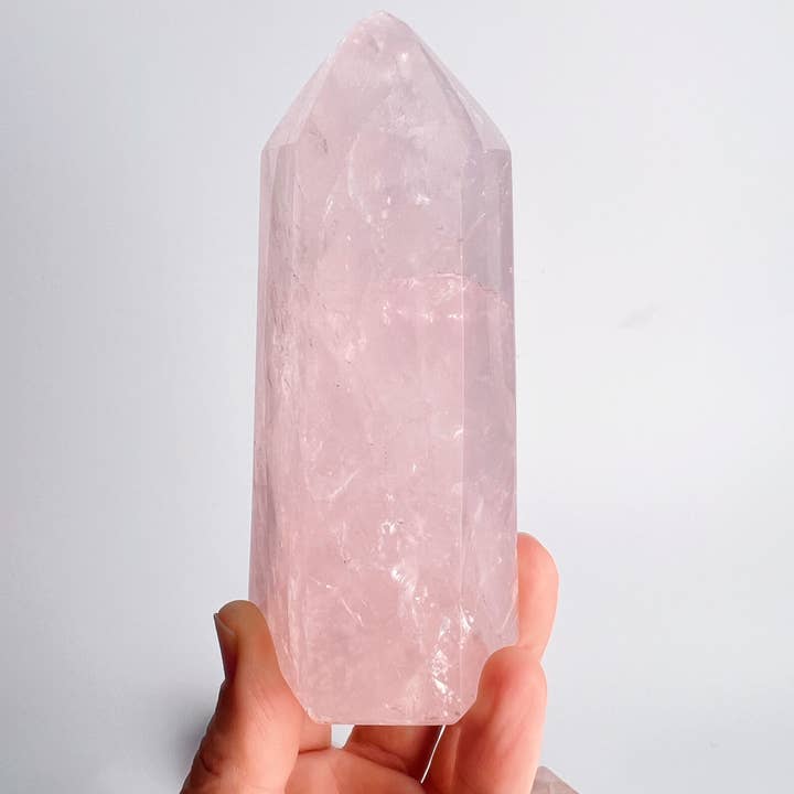 Terra Dawn Minerals - Wholesale Spiritual Stone/Crystal - Rose Quartz Crystal Tower Points Large