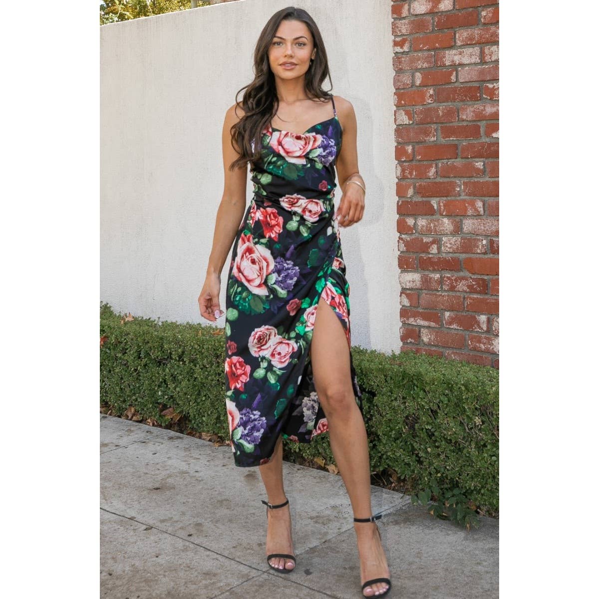 Sort ROSIE BLOMSTERUNDERKJOLE_3D2030 for engroshandel på Faire0