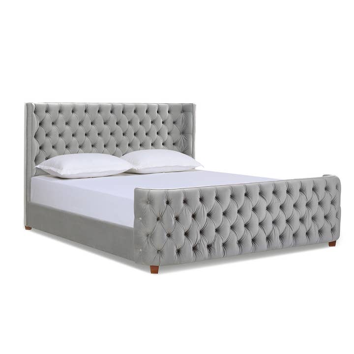 Jennifer Taylor Home - Wholesale Bed - Brooklyn Tufted Bed Headboard and Footboard Set4