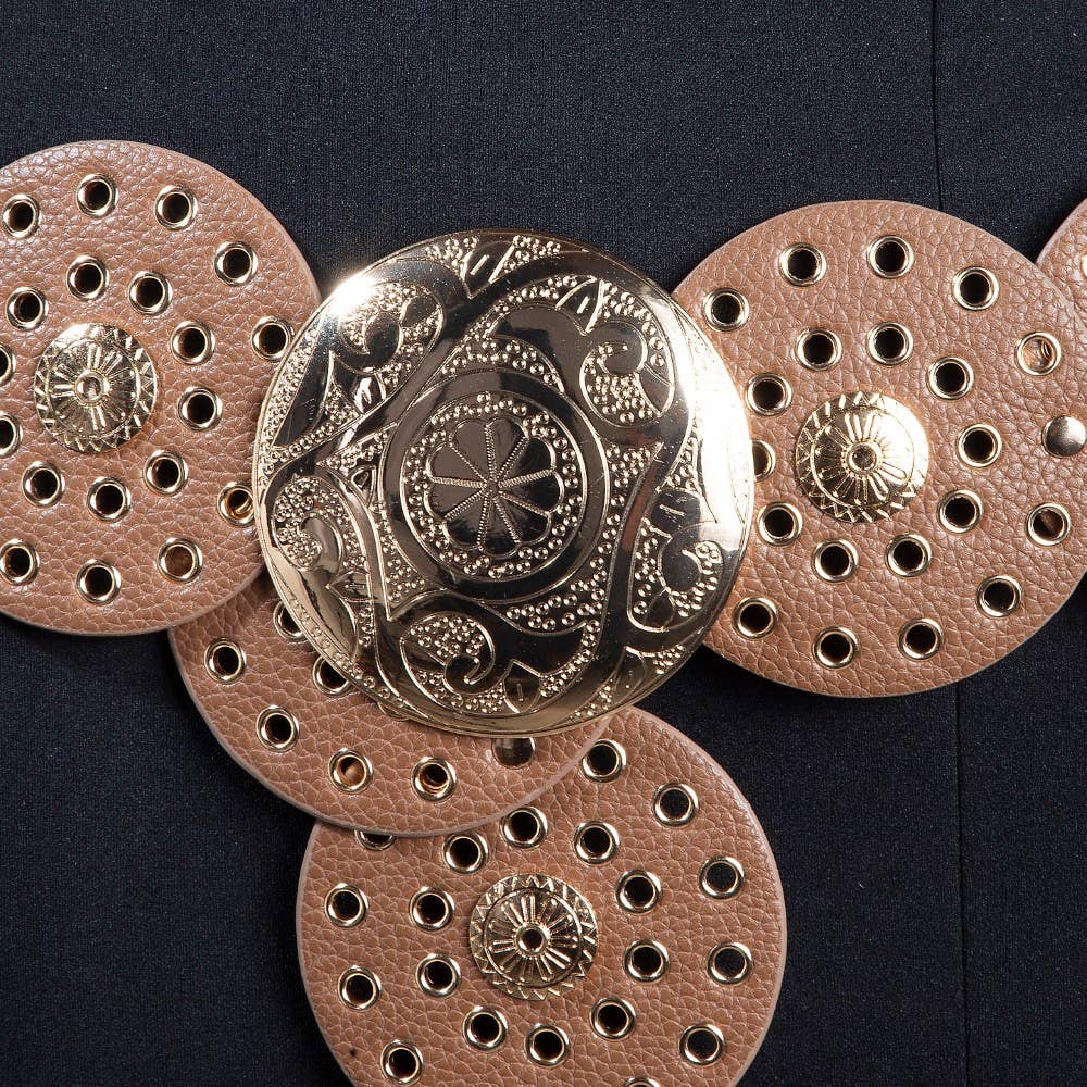 Anarchy Street - Vente Ceinture – femme - Ceinture à chaîne à œillets en similicuir2