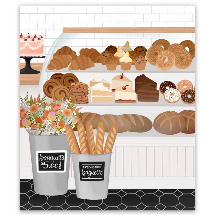 Adhesivo para vitrina de panadería, 2.6 x 3.1 pulgadas para venta al por mayor de Elyse Breanne Design