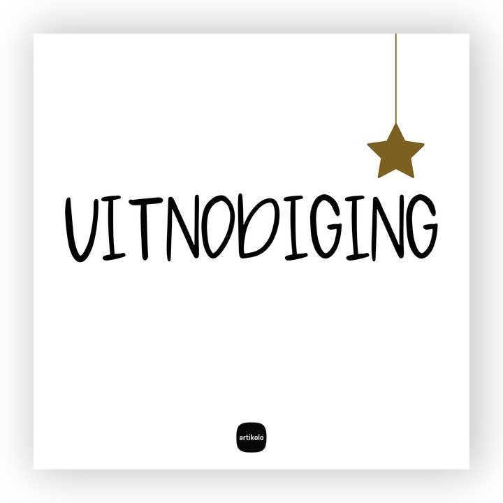 Greetingz Decocard - Invitation for wholesale by Artikolo