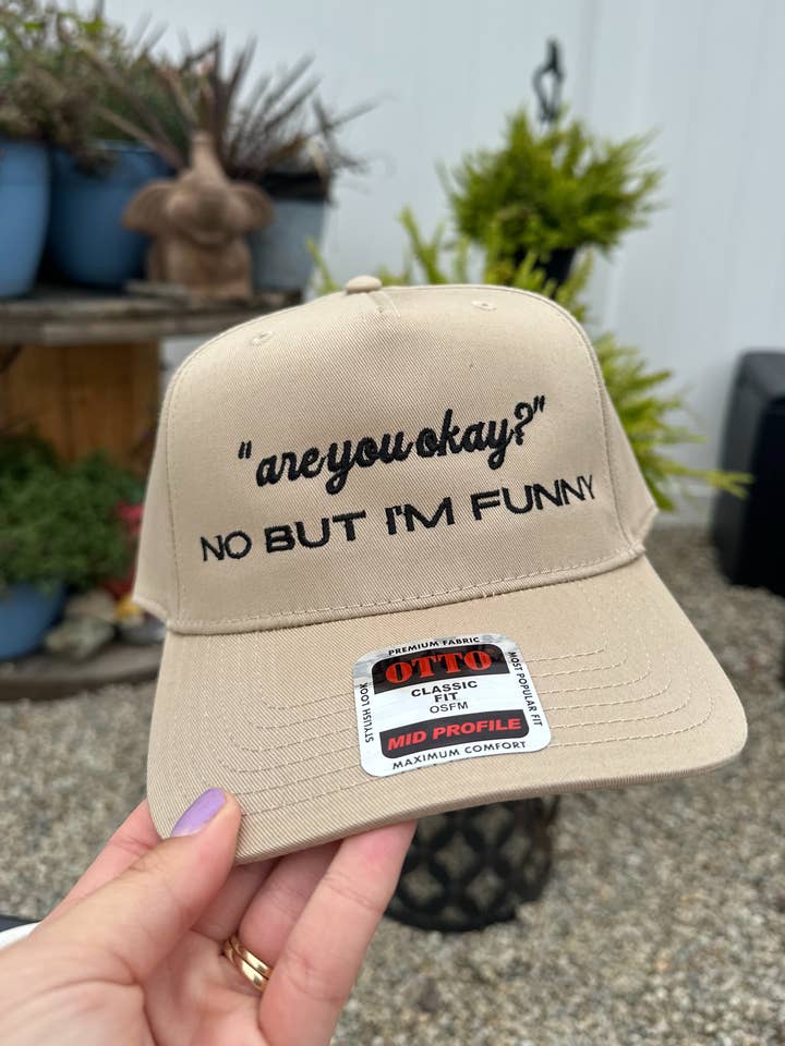No But I'm Funny Hat for wholesale by 9 Priscilla Way