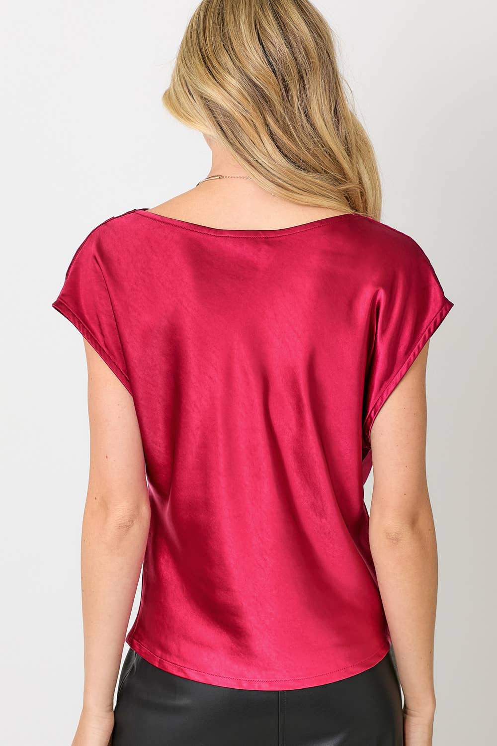 Mystree – wholesale Blus - Dam – 60781 Topp med halsringning i satin23