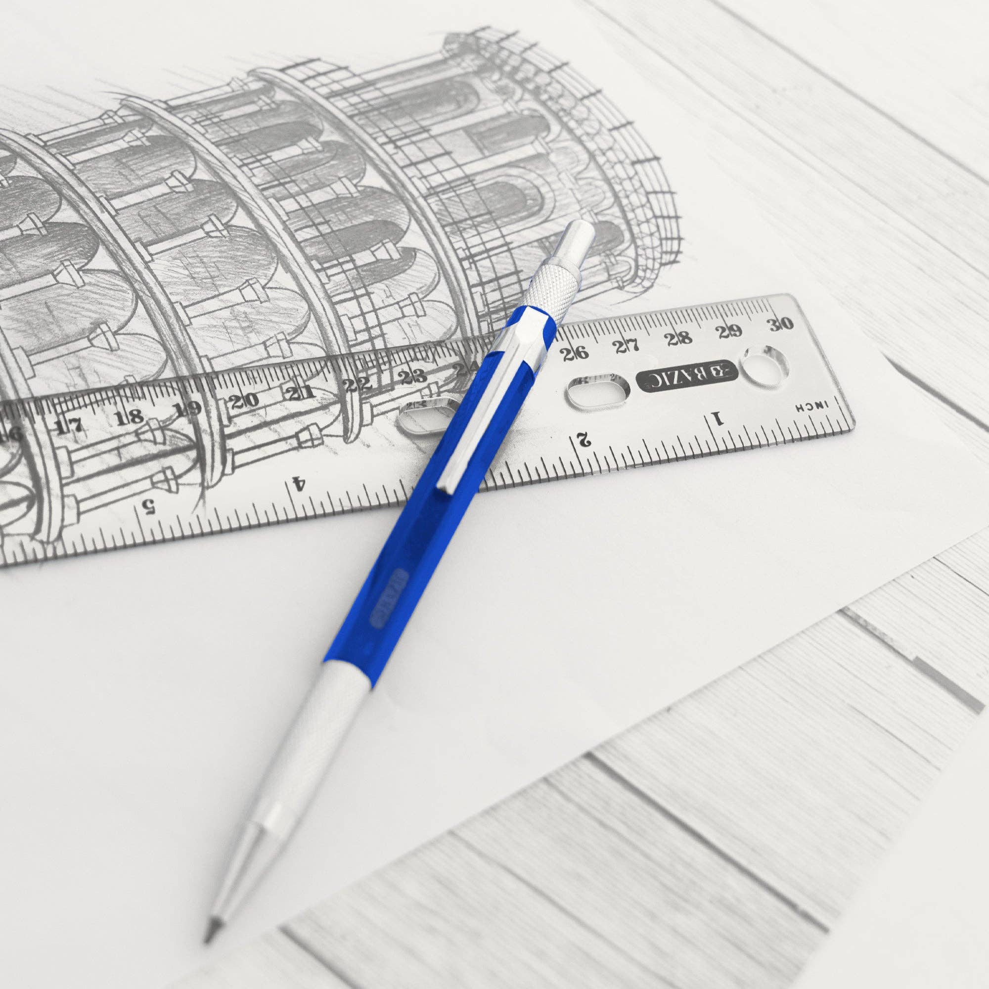 Luna Office Supply -  Everyday Essential – wholesale Ruler – Clear Ruler 12" (30cm)3