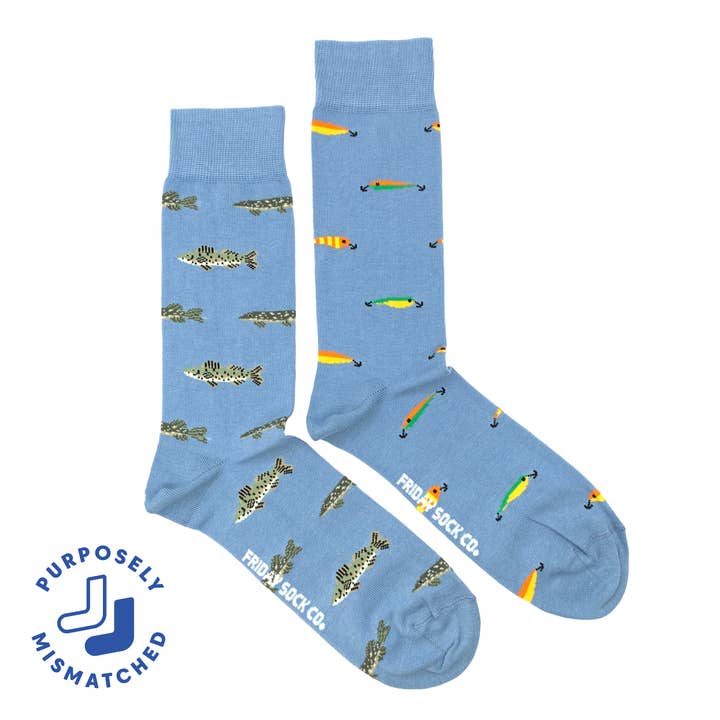 Friday Sock Co. - Wholesale Socks - Men's - Men’s  Fish & Fishing Lure Socks0