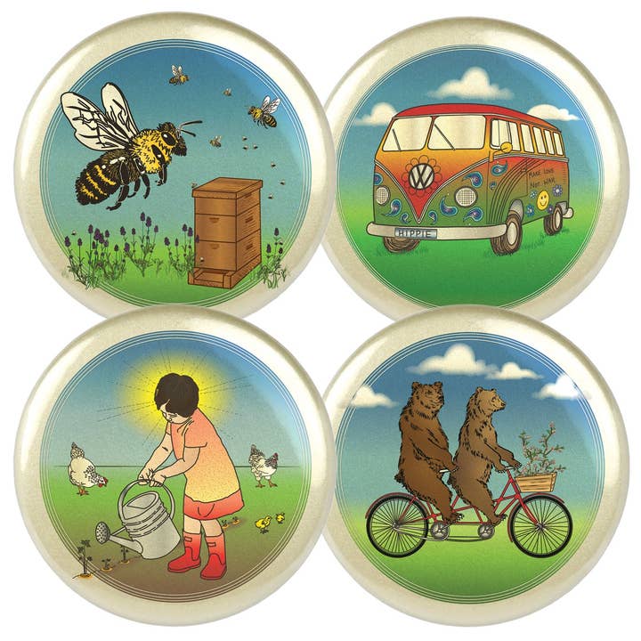 Set di magneti Cascadia per la vendita all'ingrosso da parte di Seattle Sundries