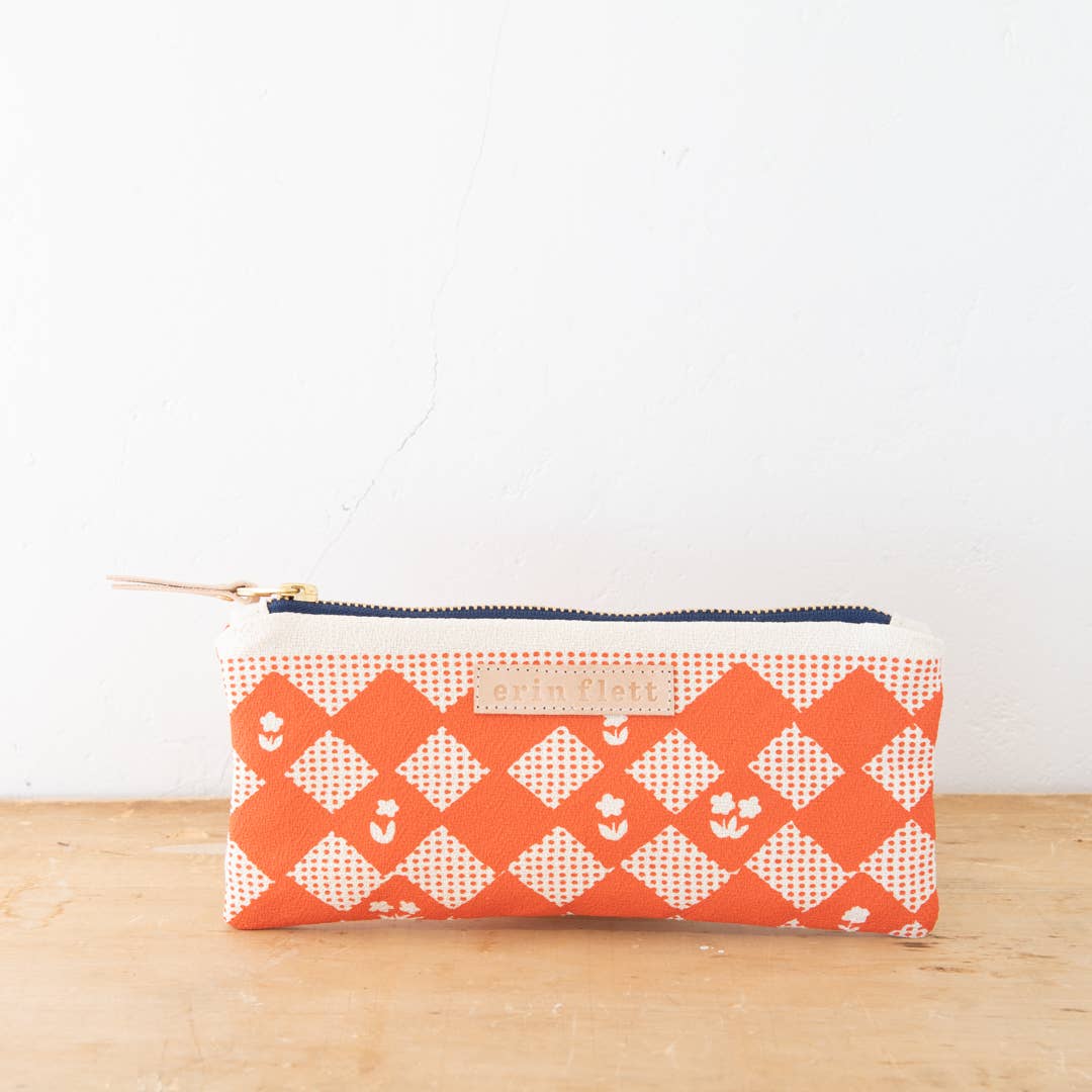 Erin Flett - Wholesale Pencil Case/Pouch - Checkered Quilt Pencil Bag21