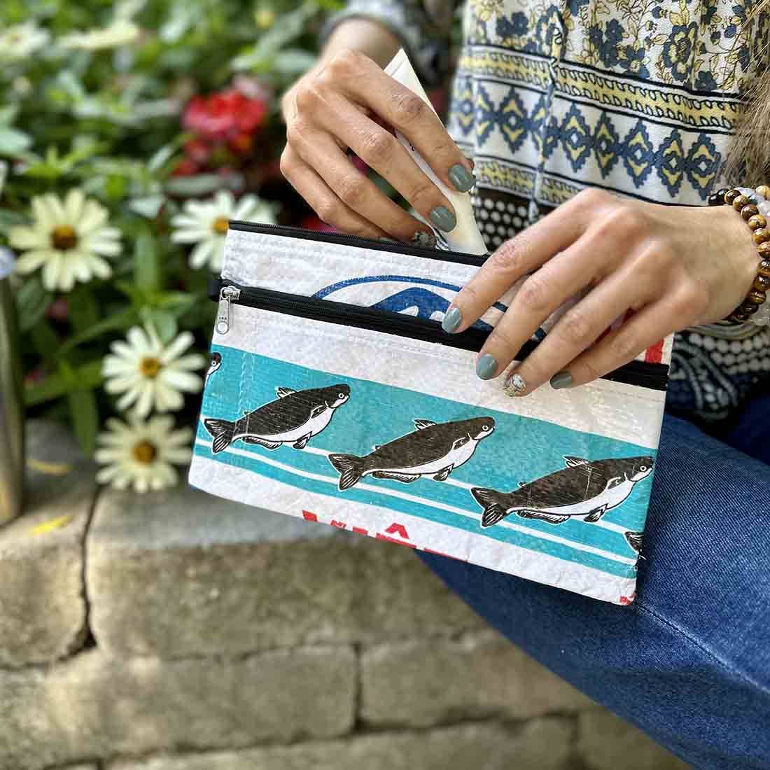 Malia Designs - Wholesale Pencil Case/Pouch - Double Zip Cases - Unisex Travel Pouch - Multipurpose Pouch6