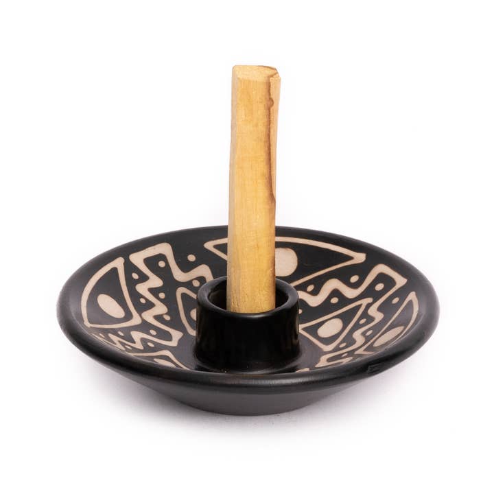 Luna Sundara - Wholesale Incense Holder - Chulucanas Ceramics Palo Santo Holder
