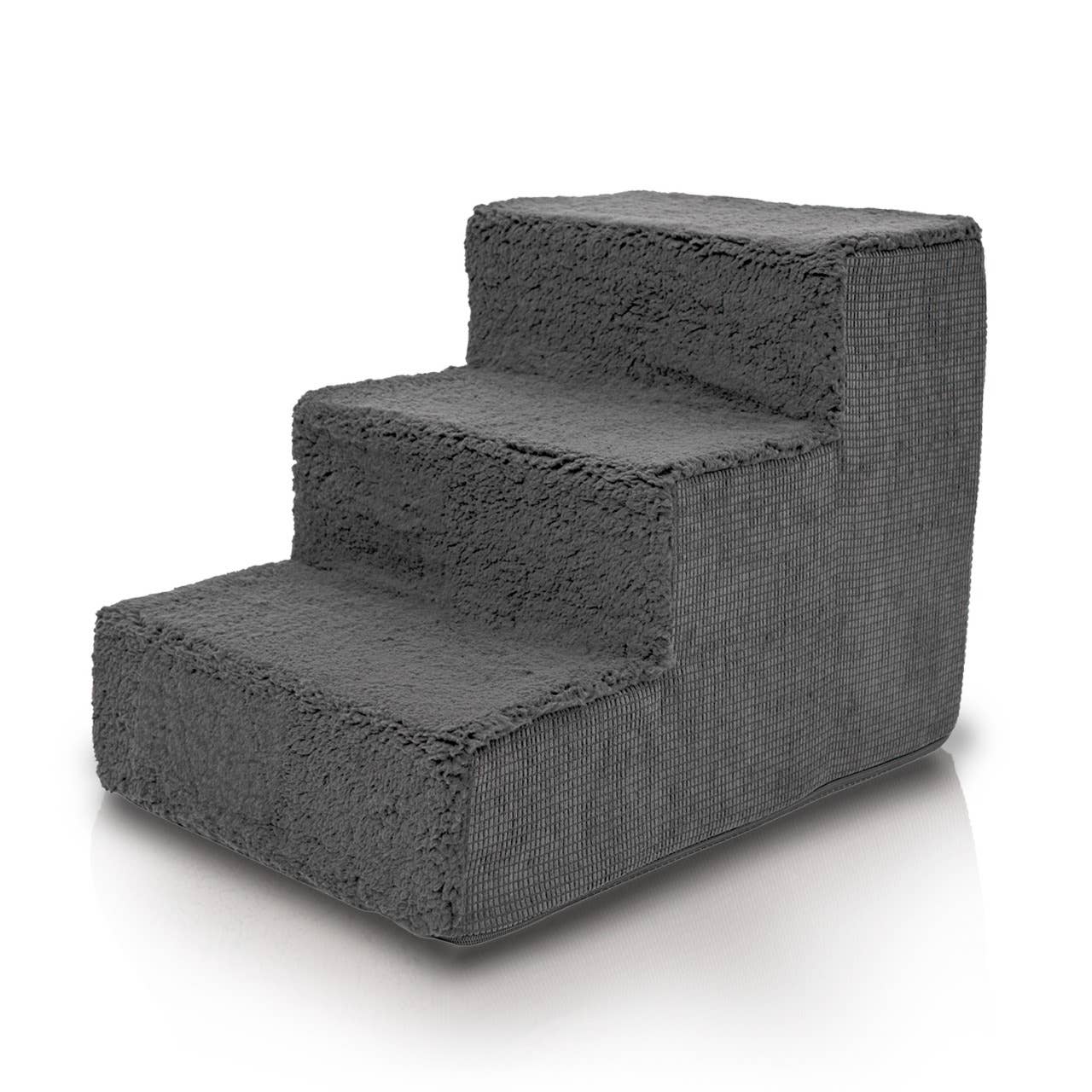 Precious Tails - Wholesale Pet Steps & Ramps - Cat/Dog - Precious Tails High Density Foam Sherpa 3 Steps Pet Stair17