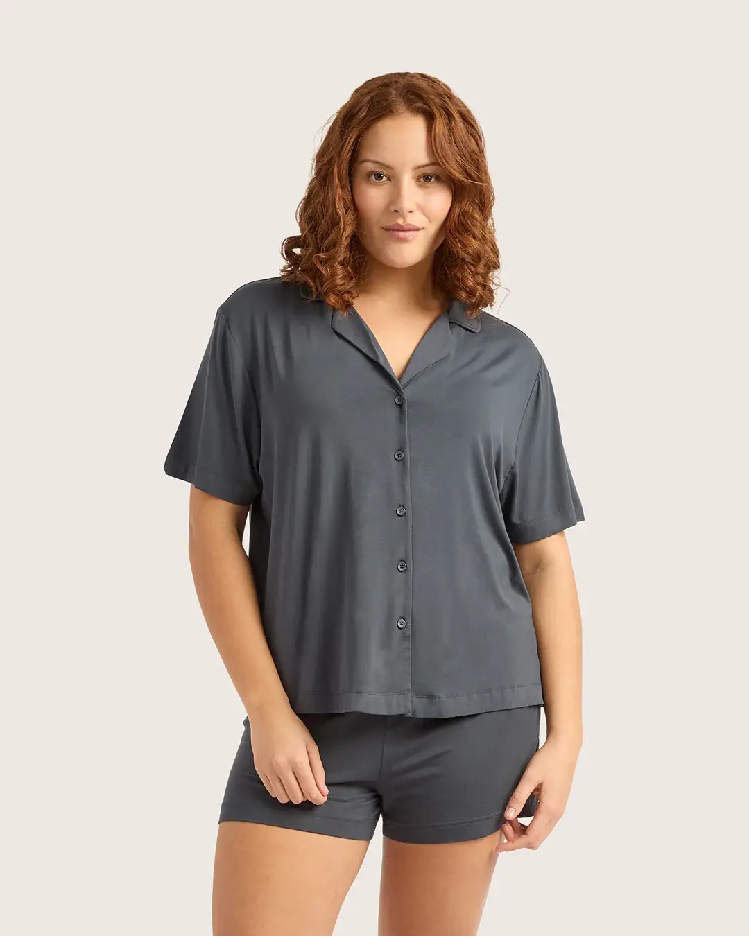 BOODY UK LTD – wholesale Sleepwear top – women's – Goodnight Short Sleeve Sleep Shirt1