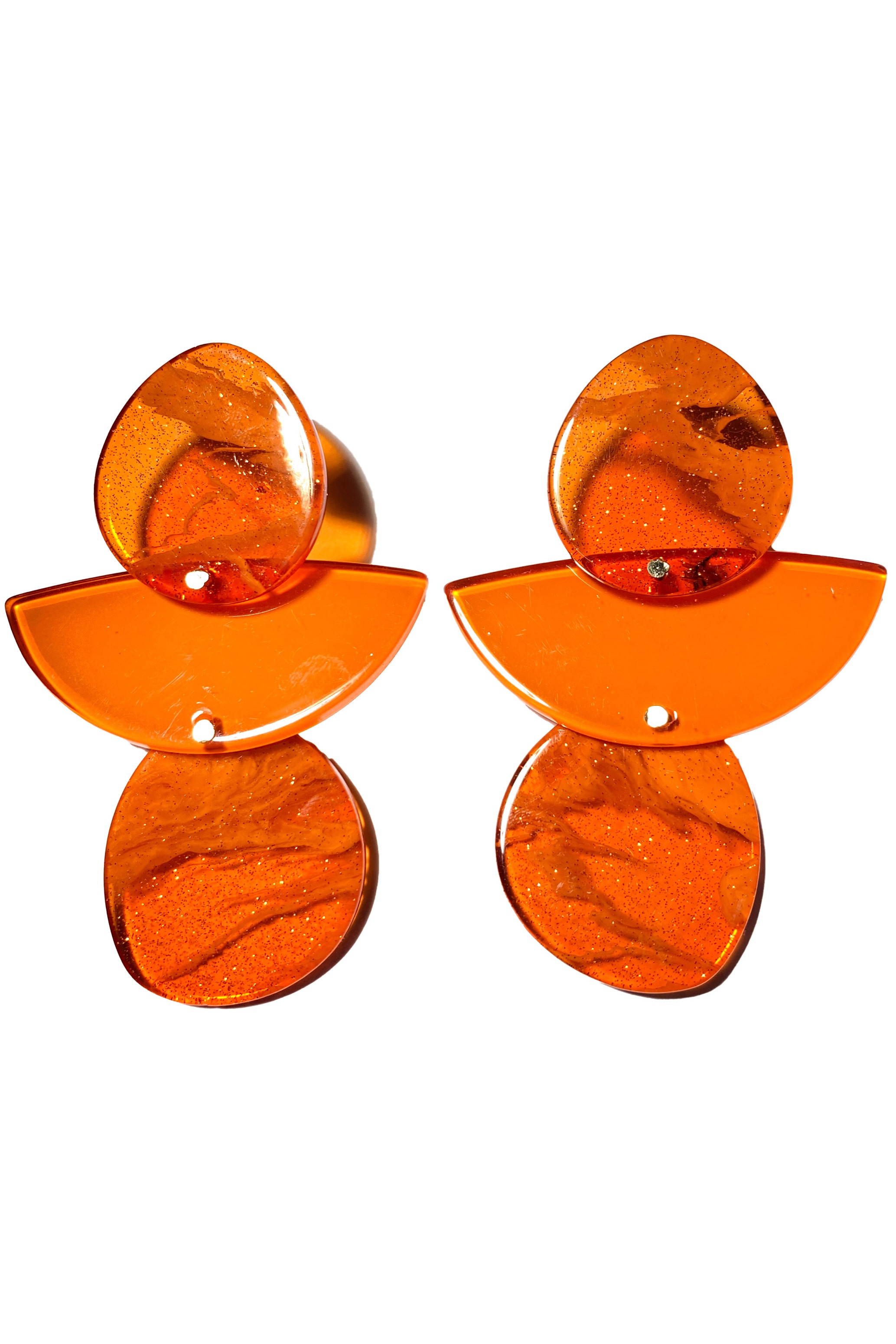 Domoflor s.l - Vente Colliers à pendentif - Boucles d’oreilles style terre aux formes géométriques rétro0