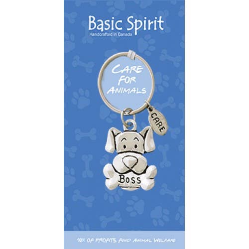 Boss Dog Contribution Keychain for wholesale by Basic Spirit